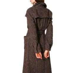 Coat Meryl Brunette By Aggi -Aggi Elegant Store a9egs7psjsqhhcy4uq7b