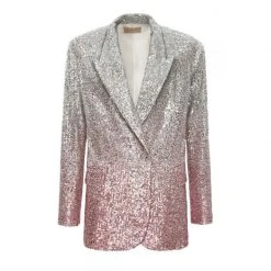 Sequin Blazer Gioia Silver Peony By Aggi
