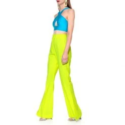 Camilla Yellow Laser Pants - Long By Aggi -Aggi Elegant Store ewfmnk1yilyllsa6mqy0