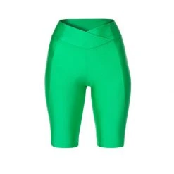 Jess Brazil Green Biker Shorts By Aggi