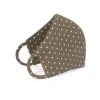 Face Mask Beige Polka Dots By Aggi
