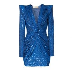 Jennifer Brilliant Blue Dress By Aggi