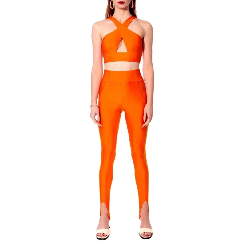 Isla Neon Orange Top By Aggi 4 Isla Neon Orange Top By Aggi - Image 2