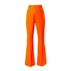 Camilla Neon Orange Flared Pants By Aggi