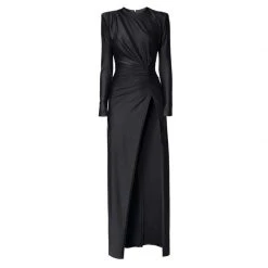 Adriana Power Black Dress By Aggi