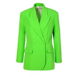 Ramona Green Flash Blazer By Aggi
