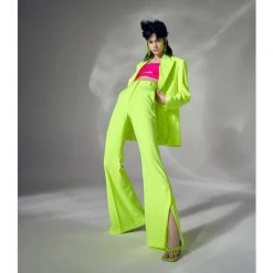 Camilla Yellow Laser Pants - Long By Aggi -Aggi Elegant Store xjqgdzj0tzohg8mvs4oe